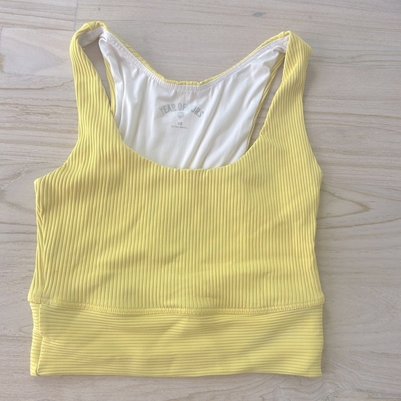 🆕 YEAR OF OURS ribbed gym bra size XS $79 - Picture 3 of 5